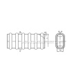 Metal Flat Corrugated Pipe